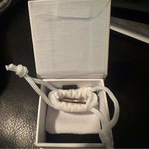 Mint & Lily black diamond eternity ring